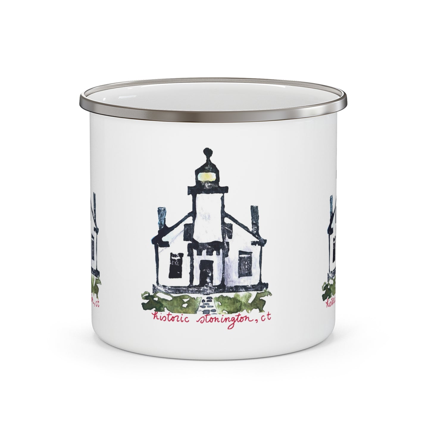 Lighthouse Museum Boat Mug - Stonington lighthouse