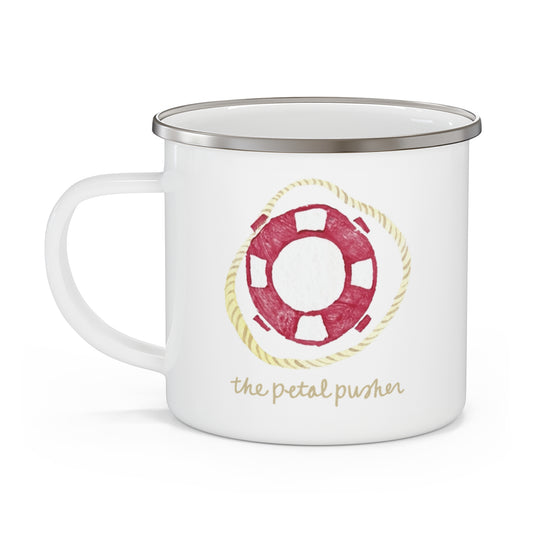 Lighthouse Museum Boat Mug - Life preserver