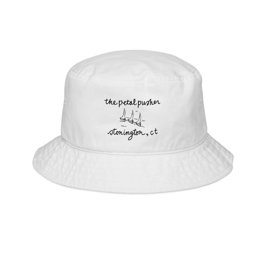 Lighthouse Museum Bucket Hat - Sailboats