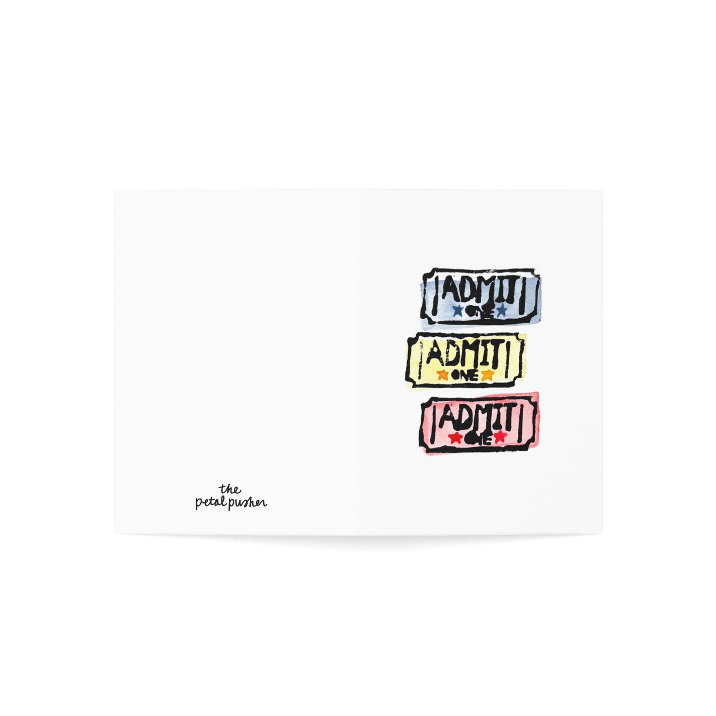 The UNITED Greeting Card - Movie tickets