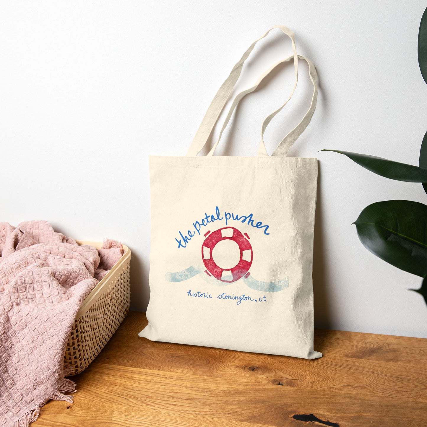Lighthouse Museum Tote Bag - Life preserver