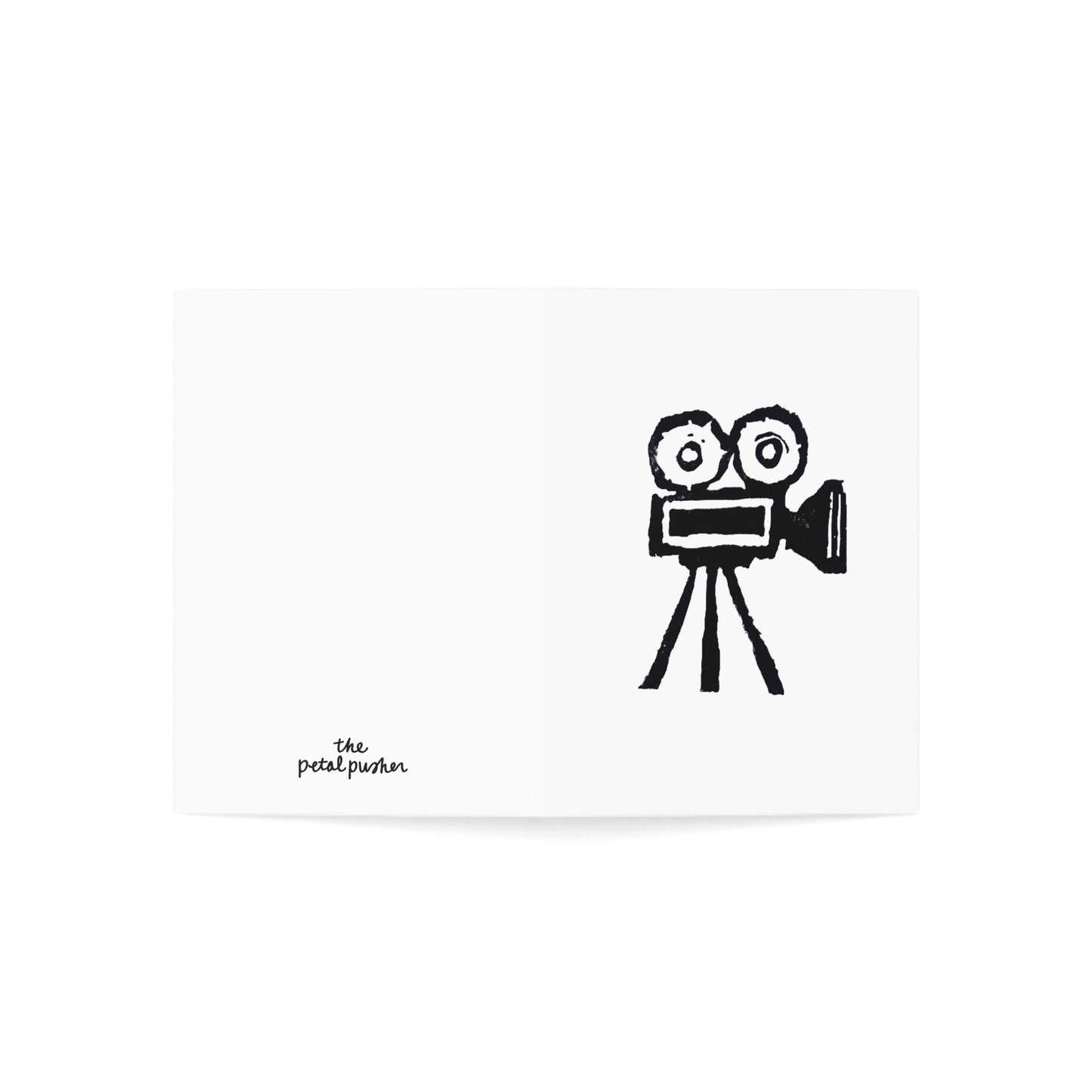 The UNITED Greeting Card - Movie camera