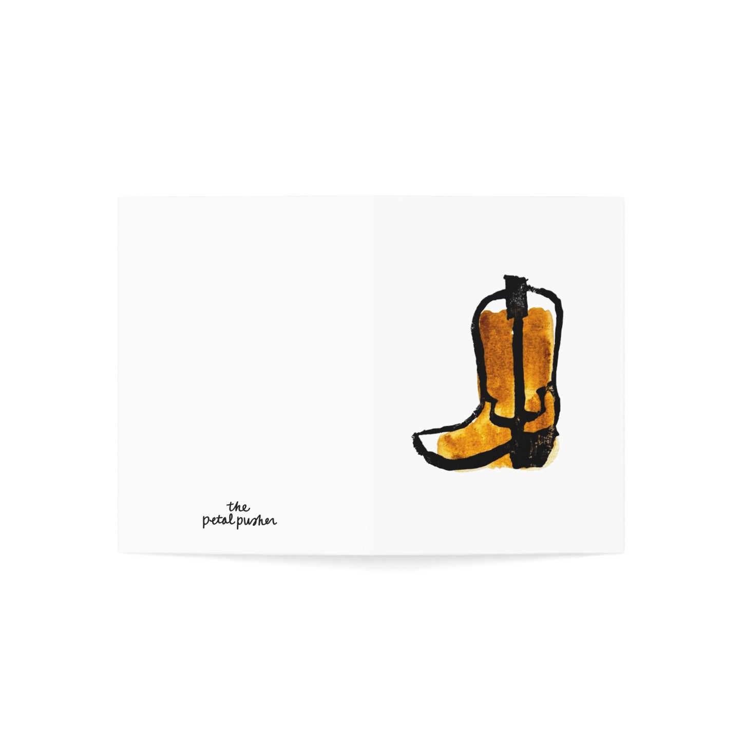 The UNITED Greeting Card - Cowboy boot