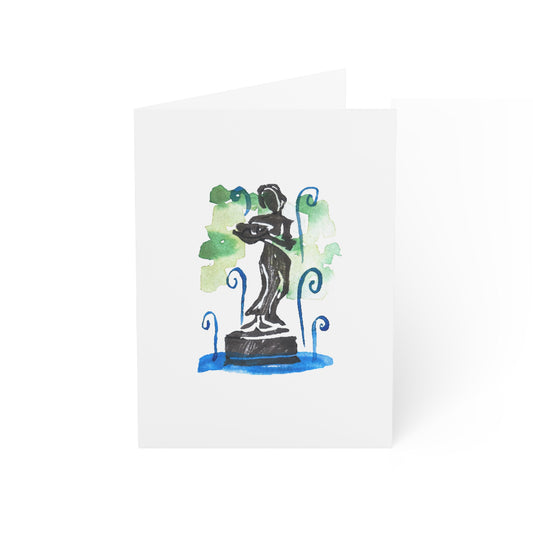 The UNITED Greeting Card - Wilcox park fountain