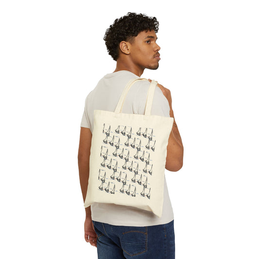 Lighthouse Museum Tote Bag - Sailboats