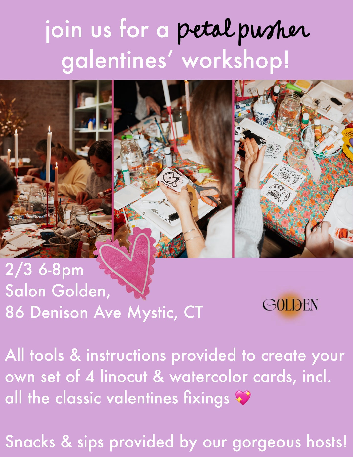 A Petal Pusher Galentines' Workshop