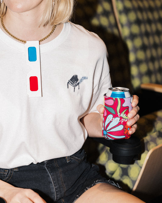 The Petal Pusher Vending Machine Koozie